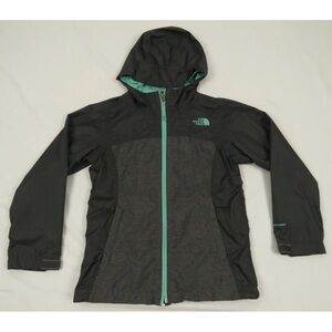 The North Face TNF Waterproof Dryvent Youth Girls Hooded Full Zip Jacket S